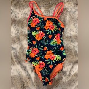 Tropical Girls one piece swimsuit